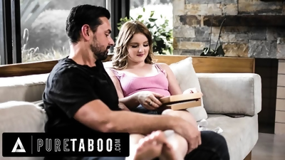 PURE TABOO Eliza Eves Gets Deflowered By Her Stepdad Because Her BF Ditched Her On Valentine's Day