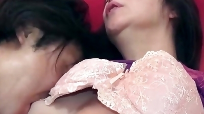 Japanese Granny Strips To Ride Cock For Creampie