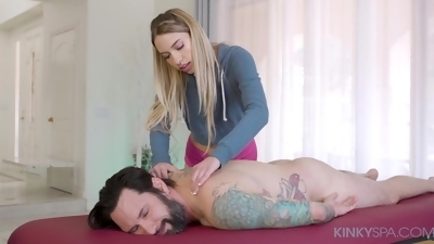 Shameless harlot Khloe Kapri breathtaking massage video
