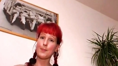 German amateur with neighbors masturbating in front of cameras with a sex toy