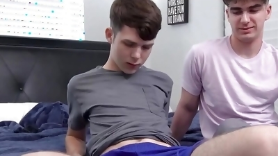 Perv Big Brothers Seduce Young Twink And Make Him Suck Their Cocks While They Fuck Him From Behind
