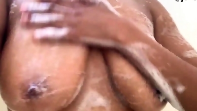 Chubby Brunette Big Boobs Dildo Masturbation