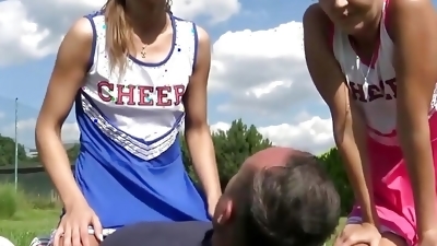 Cheerleader femdom!