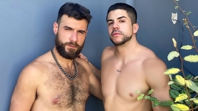 Sexy And Sensual Latinos Rodrigo El Santo & Fer Froma Enjoy Outdoors Afternoon Fuck - Dick Rides