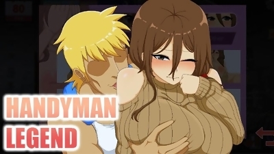 Gameplay and all sex scenes from the game Handyman Legend